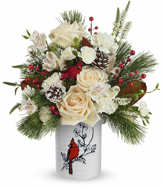 Merry Cardinal Bouquet